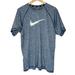 Nike Shirts | Nike Men's Nike Dri-Fit Heathered Hydroguard Tee Size Xl | Color: Blue | Size: Xl