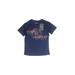 FLOW SOCIETY Short Sleeve T-Shirt: Blue Print Tops - Kids Boy's Size X-Small