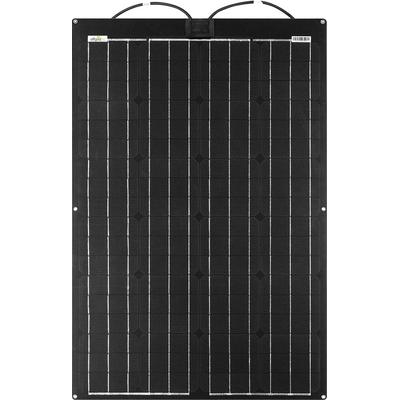 Solarmodul OFFGRIDTEC "PCB-ETFE 100W 39V semiflexibles Solarpanel", schwarz (baumarkt), Solarmodule, hervorragender Schu