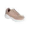 Sneaker ATHLECIA "CHUNKY Leather Trainers", Gr. 40, beige (nude), Leder, casual, Schuhe, im sportlichen Style