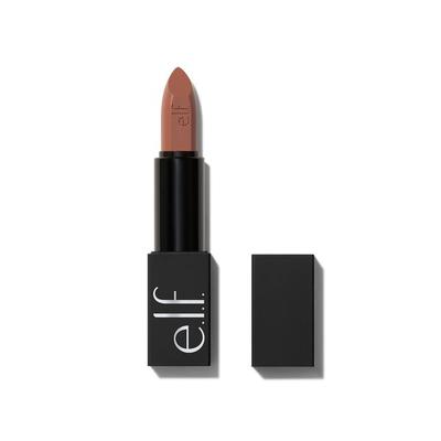 e.l.f. Cosmetics O FACE Satin Lipstick In Drive - Vegan and Cruelty-Free Makeup