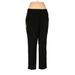 Worthington Dress Pants - High Rise Straight Leg Boyfriend: Black Bottoms - Women's Size 8