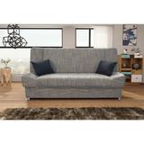 Natalia Classic & Compact Full-Size Futon with Storage - Multiple Colors