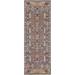 Geometric Heriz Serapi Oriental Runner Rug Hand-knotted Wool Carpet - 2'6" x 7'11"