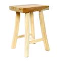 Tabouret en bois de suar naturel