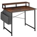 Bureau Style industriel Bois foncé industriel, rustique