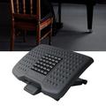 Comfort Footrest 3 Height Position with Massage Particle Footrest Cushion Tilt Angle Foot Stool for Office Work Gaming