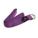 Hugger Mugger 10 Ft Cotton Yoga Strap with D-Ring Purple
