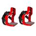 5 Saddle Stirrups Lightweight Safety Horse Saddle Flexible Hand Polished Horse Alumi - Red