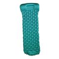 Sleeping Pad with Pillow Inflatable Sleeping Mat for Camping Backpacking Hiking - 1 Person Inflating Pad - Lightweight Air Mattress - Peacock Blue