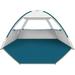 COMMOUDS Beach Tent Sun Shelter for 3 Person UPF 50+ Beach Sunshade Canopy Portable Easy Set-Up (Silver)