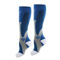 1 Pair/3 Pairs Men Compression Socks Breathable Stretchy Thickened Non-slip Knee High Sport Socks for Autumn Winter