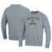 Men's Under Armour Gray Army Black Knights Soccer All Day Arch Fleece Pullover Sweatshirt