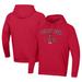 Men's Under Armour Red Texas Tech Raiders Soccer Arch Over Pullover Hoodie