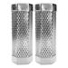 2 PCS Smoker Tube 6 Inch Smoker Tube for Stainless Steel Barbecue Accessory for Charcoal Grills