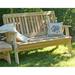 Creekvine Designs WF5EGBCVD 5 ft. Cedar Countryside Garden Bench