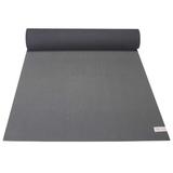 Sol Living Natural Rubber Yoga Mat Stretching Pilates Meditation Exercise Mat Gym Equipment Non Slip Portable Travel Yoga Accessories Foldable Workout Mat - 24 x 72 - Grey