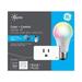 GE 93129716 Cync Smart Bundle: 9.5 Watt Light Bulb + Plug Full Color-Tunable White - Quantity 1
