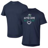 Men's Under Armour Navy Notre Dame Fighting Irish Soccer Icon Tech T-Shirt