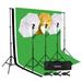 Fithood Kshioe 45W Photo Photography Umbrella Lighting Kit Studio Light Bulb Non-Woven Fabric Backdrop Stand(Do Not Sell on Amazonf)