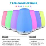 FZFLZDH Portable Ultrasonic Diffusers Cool Mist Humidifier with 7 Colors LED Lights and Waterless Auto Shut-off for Home Office Bedroom