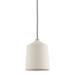 -One Light Pendant-5.75 Inches Wide-Polished Nickel Finish-Matte White Shade Color -Traditional Installation Mitzi H339701-Pn/Mw