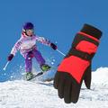 Spring Savings Clearance Items Home Deals! Zeceouar Kids Winter Snow Ski Gloves Toddler Waterproof Insulated Warm Glove for Girls Boys Outdoor Thermal Snow Mitten for Cold Weather (7-16 Years)