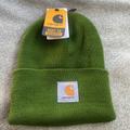 Carhartt Accessories | New Stock Green Carhartt Hat Cap Beanie *New* | Color: Green | Size: Os