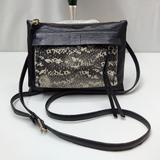 Coach Bags | Coach Madison Felicia Crossbody Bag Two Tone Python Embossed Leather 51192 Bag | Color: Black/Gray | Size: Os