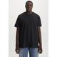 Rundhalsshirt LEVI'S PLUS "BIG 2 PACK TEE" Gr. XL, schwarz (schwarz, schwarz) Herren Shirts T-Shirts