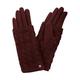 Fleecehandschuhe CAPELLI NEW YORK rot (weinrot) Damen Handschuhe Fingerhandschuhe