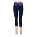 Nike Active Pants - Super Low Rise Skinny Leg Cropped: Blue Activewear - Women's Size X-Small