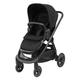 Maxi-Cosi Adorra 2 Luxe Baby Stroller, Stroller pushchair for toddlers from Birth to 22 kg, 0 - 4 Years, Lie-flat position, Air Flow Regulation, Shock Absorbing wheels, Big pram hood, Twillic black