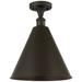 Ballston Cone 16" LED Semi-Flush - Oil Rubbed Bronze - Oil Rubbed Bro