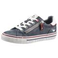 Sneaker MUSTANG SHOES Gr. 38, blau Kinder Schuhe