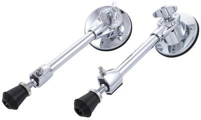 DW Bass Drum Beine chrom Paar