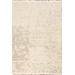 "Pasargad Home Sutton Luxury Power Loom Geometric Area Rug- 4' 0"" X 6' 0"" In Ivory/Grey - Pasargad Home pmf-757iv 4x6"