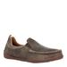 Georgia Boot Cedar Falls Moc-Toe Slip-On - Mens 13 Brown Oxford Medium