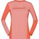 Norrona Damen Falketind Equaliser Merino Longsleeve (Größe XL, pink)