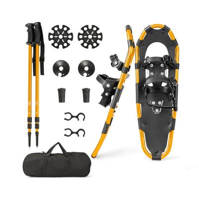 Costway 4-in-1 Lightweight Terrain Snowshoes with ...