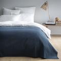 Couvre-lit en coton 110x240cm Bleu Nuit