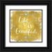 Harbick N. 15x15 Black Ornate Wood Framed with Double Matting Museum Art Print Titled - Life is Beautiful