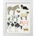 Popp Grace 15x18 White Modern Wood Framed Museum Art Print Titled - Farmland Family IV