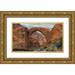 Paulson Don 24x15 Gold Ornate Wood Framed with Double Matting Museum Art Print Titled - Arizona Rainbow Bridge arch in Glen Canyon NRA