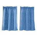 xinqinghao home textiles star curtains short curtains small curtains rod curtains kitchen coffee curtains bedroom curtains lace curtains 29 x 36 inch 2 panels b