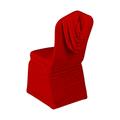 Hadanceo Chair Cover High Elastic Integrated Decorative Polyester Ruched Design Dining Chair Protector Cover