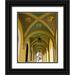 Ross Nancy Steve 15x18 Black Ornate Wood Framed with Double Matting Museum Art Print Titled - Poland Gdansk Vaulted archway in Old Town
