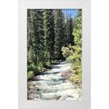 Coppel Anna 10x14 White Modern Wood Framed Museum Art Print Titled - Mountain River