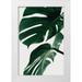 1x Studio III 17x24 White Modern Wood Framed Museum Art Print Titled - Monstera Natural 31