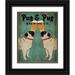 Fowler Ryan 26x32 Black Ornate Wood Framed with Double Matting Museum Art Print Titled - Pug and Pug Brewing